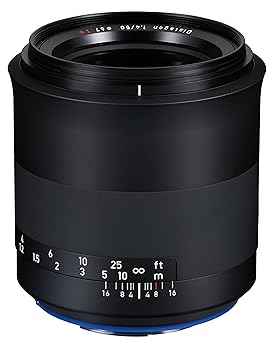 【中古】Carl Zeiss 単興味の中心水晶体 MILVUS 1.4/50 ZE 黒いこと 823068