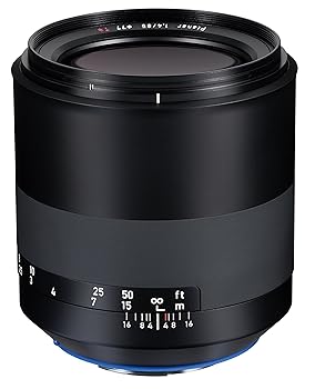【中古】Carl Zeiss 単興味の中心水晶体 MILVUS 1.4/85 ZE 黒いこと 823082