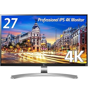 【中古】LG 管する 見せびらかす 27UD88-W 27in/4K(3840×2160)/IPS 非光輝/USB Type-C、HDMI×2、DisplayPort/高さ調節する、心棒相応う