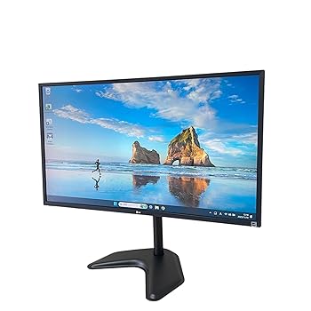 【中古】LG 管する 見せびらかす 32UD59-B 31.5in/4K(3840×2160)/VA 非光輝/HDMI×2、DisplayPort/金棒引き積み上げる/高さ合わせる相応う