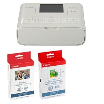 【中古】キヤノン SELPHY CP1300 モノクロ 刷り上げる一揃いの道具(白いこと)