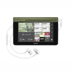 【中古】カシオ デジタル英会話学び取る機 EX-word RISE XDR-S1GN オリーブ緑であること