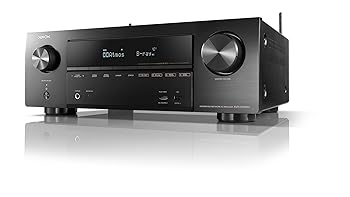 【中古】Denon AV受信システム 7.2ch Dolby Atmos/DTS:X/HDR/HEOS/Airplay2相応う 黒いこと AVR-X1500H-K
