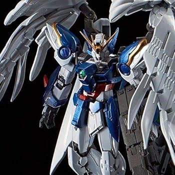 【中古】BANDAI ＲＧ ウイングガンダムゼロ ＥＷ & ドライツバーク［チタニウムフィニッシュ］1/144 blue｜フジセイ