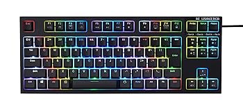【中古】東プレ REALFORCE RGB TKL R2TLA-JP4G-BK 日本語取り合わせ マイコンゲーマー向け鍵盤