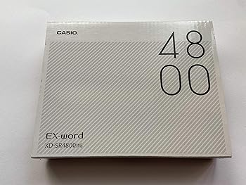 【中古】カシオ CASIO 陰電子字引き エクスワード 高校生青写真 XD-SR4800WE 白いこと 215コンテンツ