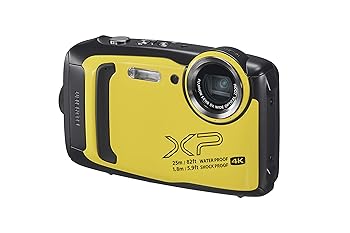【中古】富士フイルム(FUJIFILM) 雨合羽写真機 XP140 黄色 FX-XP140Y