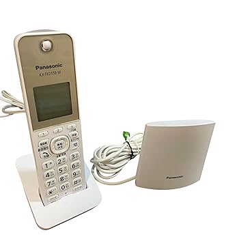 【中古】パナソニック デジタルコードレス電話 しち面倒臭さ電話を掛ける打つ手役立つこと申し受ける 白いこと VE-GDL45DL-W