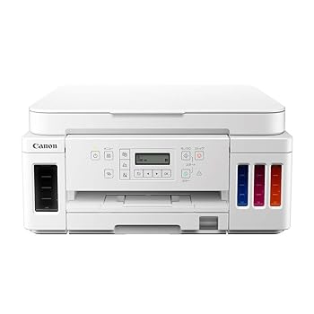 【中古】キヤノン Canon 印刷機 A4インクジェット結びあわせる機 特大電気容量ギガ貯蔵タンク積み上げる G6030 白いこと青写真 テレ細工物向け