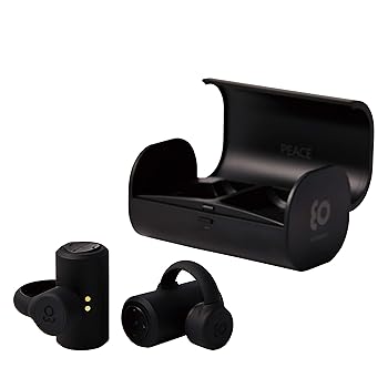 【中古】BoCo 完全ワイヤレス Bluetooth 骨伝導イヤホン(ブラック)boco earsopen PEACE TW-1 BLACK PEACETW1BK|フジセイ