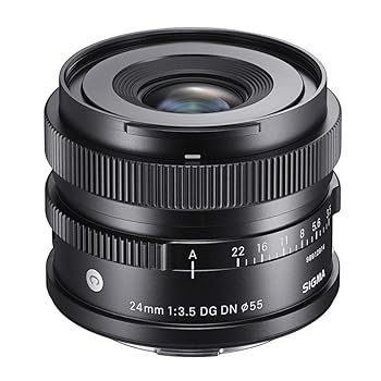【中古】シグマ(Sigma) 水晶体 24粍 F3.5 DG DN Sony ソニー Eマウント 単興味の中心 広角 フルサイズ 銀鏡受け答え用 Contemporary