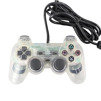 【中古】アナログコントローラ(DUALSHOCK 2)クリスタル|フジセイ