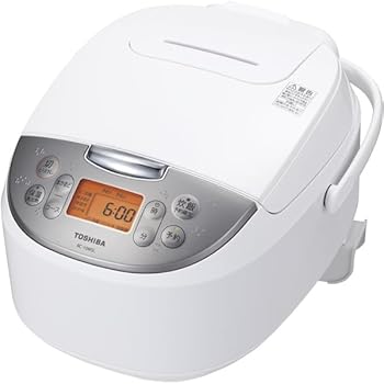 【中古】TOSHIBA(東芝) 炊飯器 5.5合 RC-10MSL(W) 白いこと 一人暮らし 本かまど授業計画 つゆ押しとどめる 着脱丸洗い内蓋＆蒸汽船口