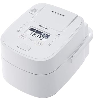 【中古】パナソニック 炊飯器 5.5合 水蒸気\u0026変数翦断応力IH式 Wおどり炊き 白いこと SR-VSX108-W