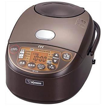 【中古】象印 IH炊飯器 限度炊き 5.5合 NP-VI10-TA