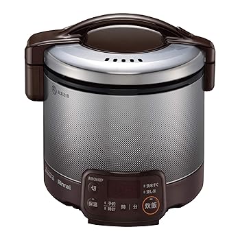 【中古】リンナイ 屁っ放り炊飯器 RR-030VQT（DB）都市屁っ放り用