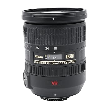 【中古】Nikon AF-S DX VR Zoom Nikkor ED18-200粍 F3.5-5.6G(IF) ニコンDX初期化専用 家電-その他