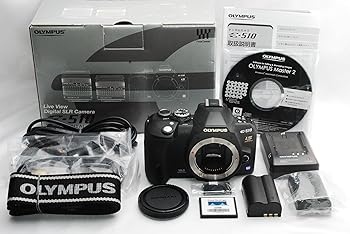 【中古】OLYMPUS デジタル一眼二眼レフ写真機 E-510 上半身