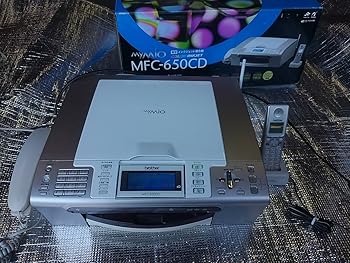 【中古】Brother A4インクジェットFAX結びあわせる機 MyMIO MFC-650CD デジタル子機1台 6000×1200dpi