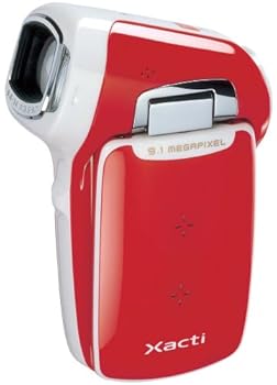 【中古】SANYO デジタルムービーカメラ Xacti (ザクティ) DMX-CG9 レッド DMX-CG9(R)｜フジセイ