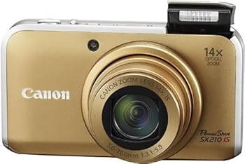 【中古】Canon デジタル写真機 PowerShot SX210 IS ゴールド PSSX210IS(GL)