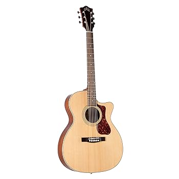【中古】GUILD ウエスタリー コレクション アーチバック シリーズ ピックアップ付 OM-240CE ナチュラル｜フジセイ