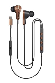 【中古】Pioneer Rayz Plus スマートノイズキャンセリングヘッドフォン 耳にとり備える - iPhone相応う - Lightning - リスン\u0026申し受ける (ブロンズ)