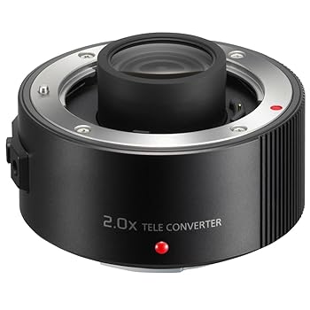 【中古】Panasonic LUMIX 2.0X テレコンバーターレンズ 黒いこと (DMW-TC20)。