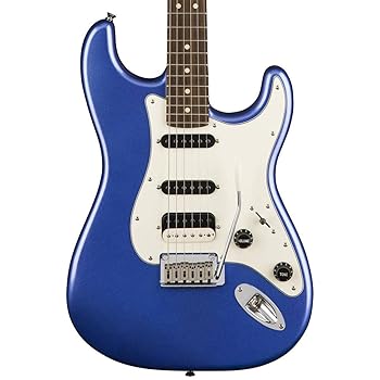 【中古】Squier by Fender エレキギター Contemporary Stratocaster? HSS, Ocean Blue Metallic フル ソフトケース付き｜フジセイ