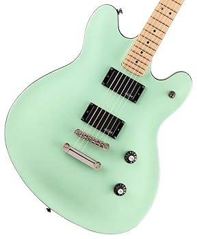 【中古】Squier by Fender エレキギター Contemporary Active Starcaster?, Surf Pearl ソフトケース付き｜フジセイ