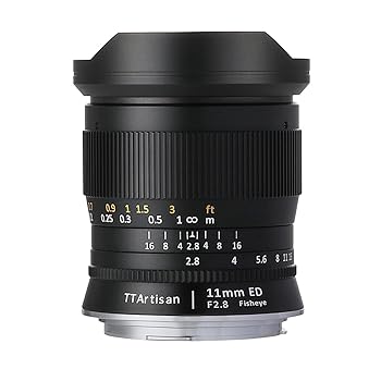 【中古】TTArtisan 11粍 F2.8 Fisheye RFマウント フルサイズ 単興味の中心水晶体 MF (国内置き目品・製造業者2年引き受ける付) キヤノンRF取り替えっこ品 ハウツー物興味の中心