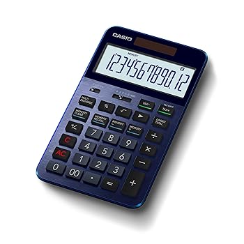 【中古】カシオ 割り増し金計算器 12桁 米国海軍 S100BU