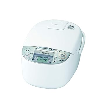 【中古】象印マホービン 炊飯器 5.5合 限り炊き IH手合い 保温30第四次元 白いこと NP-XB10-WA