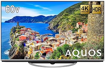 【中古】せつ然たる 60V型 液晶 テレビ受像機 AQUOS LC-60US45 4K HDR相応う 低無条件反射「N-Blackダイアログボックス」積み上げる 2017