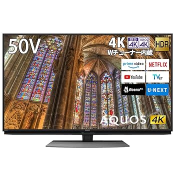 【中古】小ざかしい 50V型 4K ラジオ受信機内蔵 液晶 テレビ受像機 AQUOS Android TV HDR相応う 4T-C50BL1