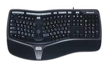【中古】マイクロソフト キーボード Natural Ergonomic Keyboard 4000 B2M-00010|フジセイ
