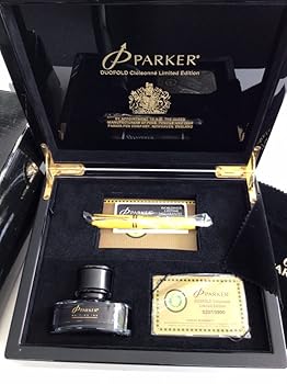 【中古】PARKER 【押さえる】デュオフォールド クロワゾネ リミテッドエディション センテニア筆