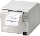 【中古】エプソン セイコー サーマルレシートプリンター/58粍/USB/クールホワイト/ワット数・IF有線テレビ別売 TM-T70U541