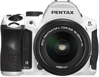 【中古】PENTAX デジタル一眼二眼レフ写真機 K-30 水晶体一揃いの道具 [DAL18-55粍] 水晶白いこと K-30LK18-55 C-WH 15681