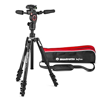 【中古】マンフロット(Manfrotto) befree 現金前貸し 3通い路ライブ 旅行三脚一揃いの道具 MH01HY-3W雲台 6kg耐荷重 目覚ましい151糎 ブイ当用日記 ユーチューバー用