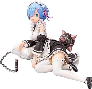 【中古】キャラアニ Re ゼロから始める異世界生活 レム 1/7スケール ABS&PVC&金属製 塗装済み完成品フィギュア|フジセイ
