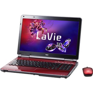 【中古】NEC パソコン-LL750F26R [LaVie L LL750/F2続きもの 15.6型広広とした液晶/HDD750GB/ブルーレイディスクドライブ 結晶赤いこと]