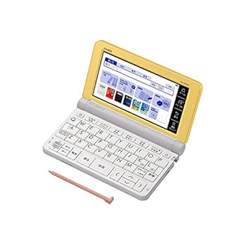 【中古】カシオ CASIO 陰電子字引き エクスワード 高校生青写真 XD-SR4800YW 黄色 215コンテンツ