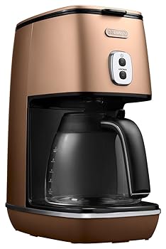 【中古】De\u0027Longhi (デロンギ) ドリップコーヒーメーカー ディスティンタ ICMI011J-CP レギュラー珈琲 6杯用 チタンコートフィルター アロマモード [