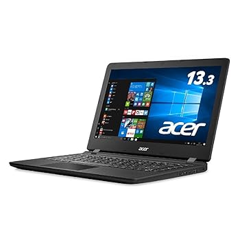 【中古】Acer ノートパソコン AspireES13 ES1-332-F14P/K(ミッドナイトブラック) Windows10/Celeron/13.3インチ/4GB/SSD 64GB｜フジセイ