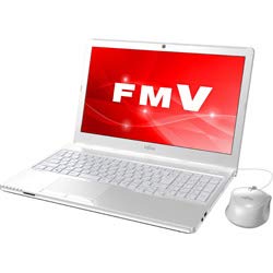 【中古】富士通 (FUJITSU) 万覚え帳マイコン LIFEBOOK AH41/C3 FMVA41C3W アーバンホワイト [Win10 Home・E2-9000・15.6in・Office付き添い人] その他-パソコン・周辺機器