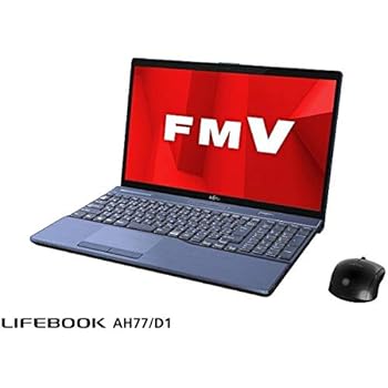 【中古】FMVA77D1L [LIFEBOOK AH77/D1 メタリックブルー] パソコン・周辺機器-その他