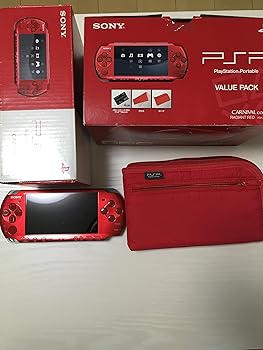 【中古】PSP「プレイステーション・ポータブル」 バリュー・パック ラディアント・レッド (PSPJ-30010) 【メーカー生産終了】|フジセイ