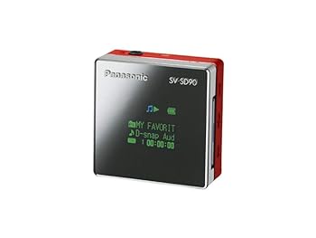 【中古】Panasonic SDオーディオ電気蓄音機(赤いこと) SV-SD90-R