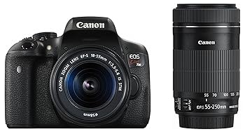 【中古】Canon デジタル一眼二眼レフ写真機 EOS Kiss X8i ダブルズームキット EF-S18-55粍/EF-S55-250粍 嘱する EOSKISSX8I-WKIT